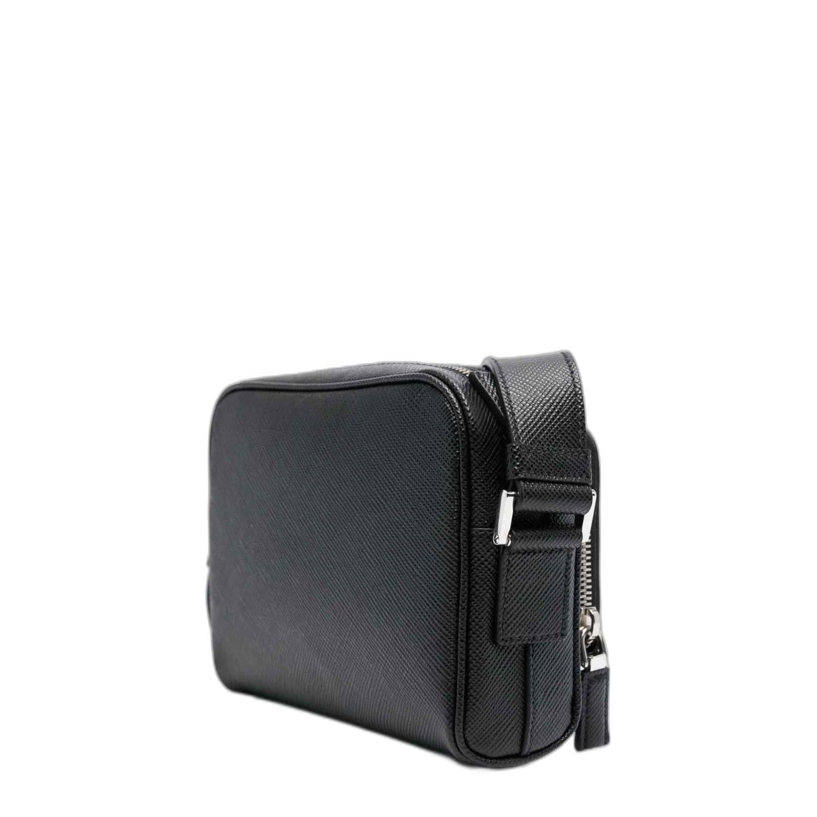Triangle-logo Zipped Crossbody Bag