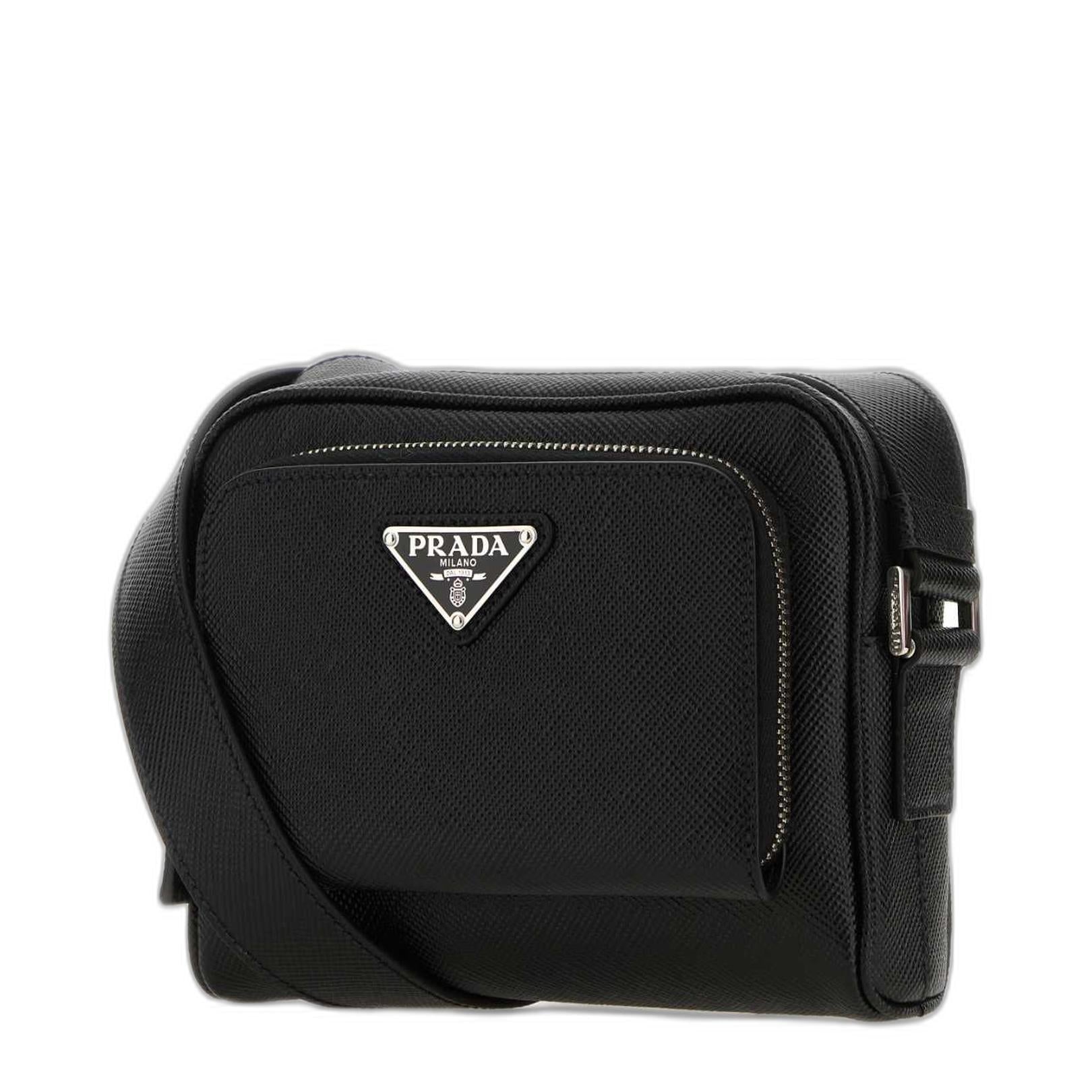Triangle-logo Zipped Crossbody Bag
