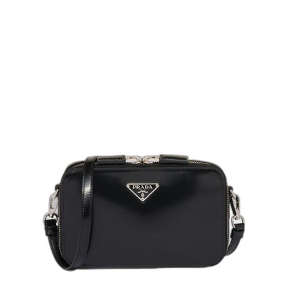 Spazzolato Crossbody in Black