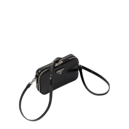 Spazzolato Crossbody in Black