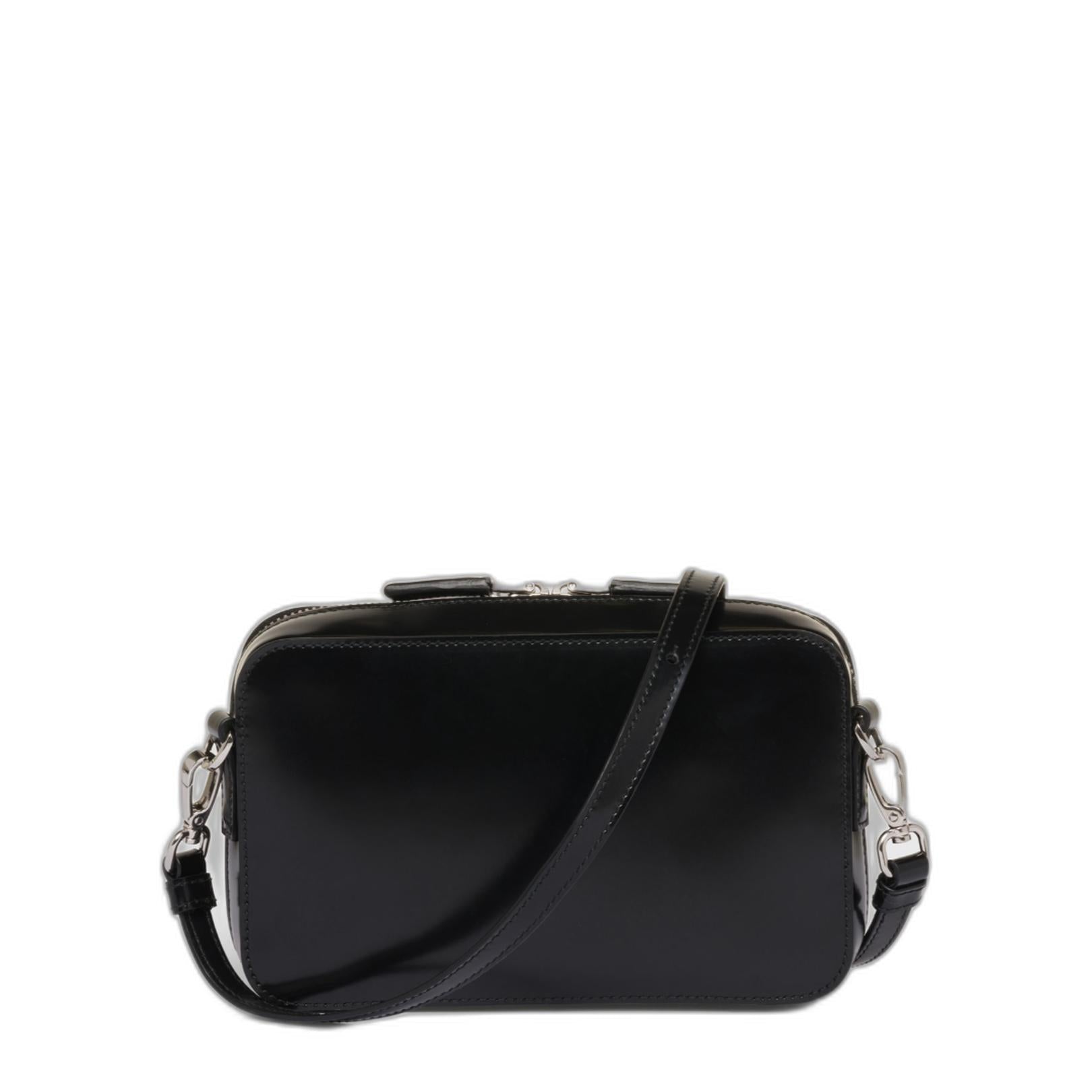 Spazzolato Crossbody in Black