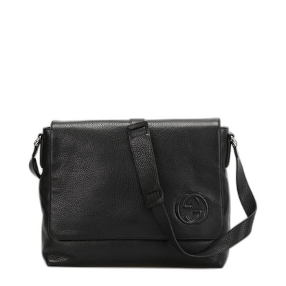 GG Leather Shoulder Bag