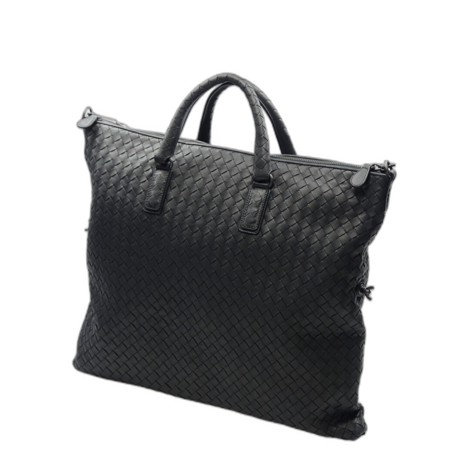 Convertible Weaved Tote Bag in Black