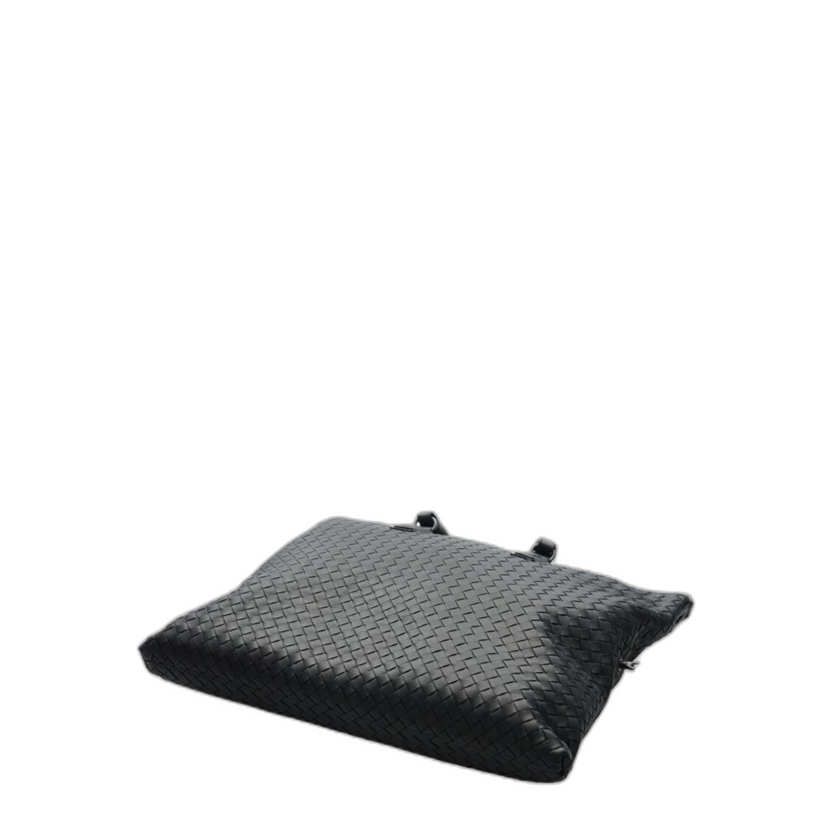 Convertible Weaved Tote Bag in Black