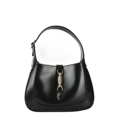 Jackie 1961 Small Smooth Leather Hobo Bag - Black