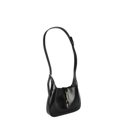 Jackie 1961 Small Smooth Leather Hobo Bag - Black