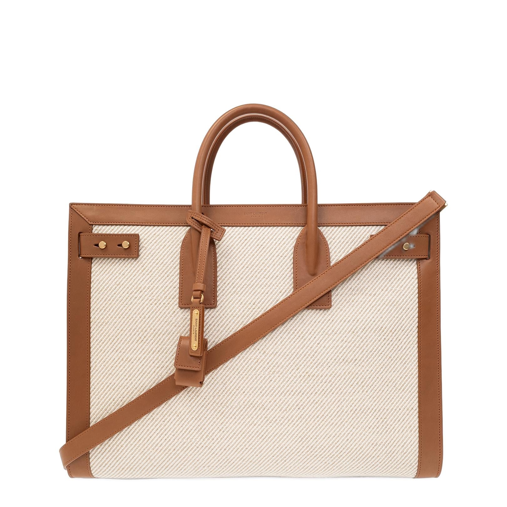 Multicolor Canvas Large Sac De Jour Shopping Bag