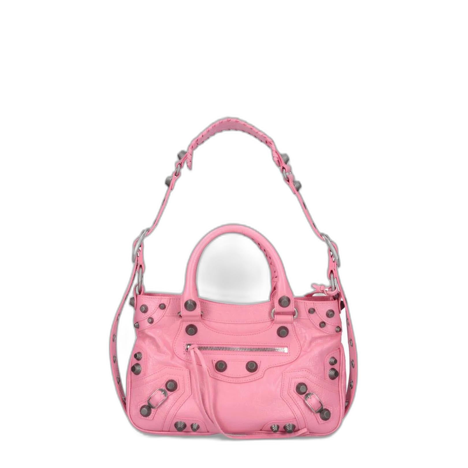 Le Cagole Tote S Hand Bags in Pink