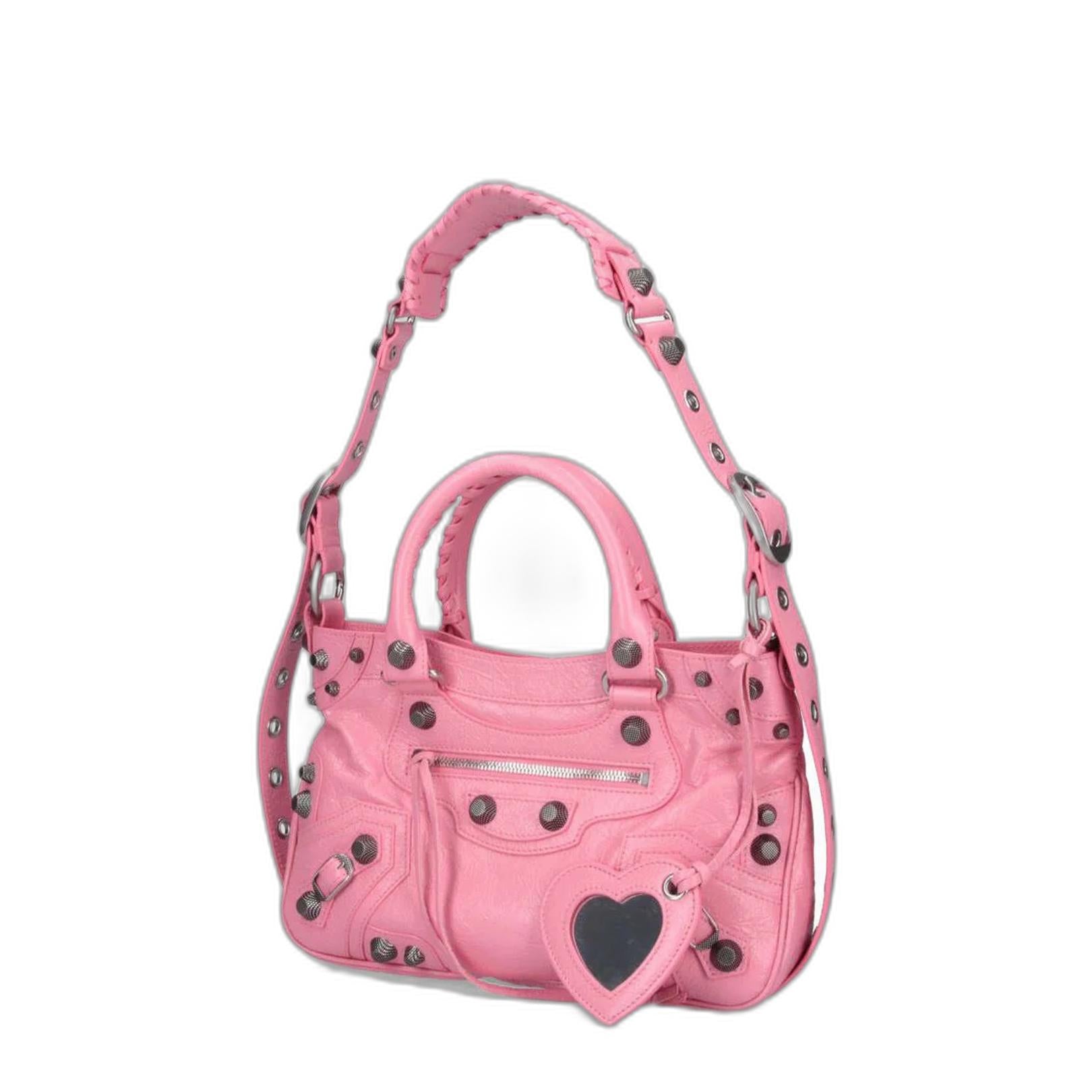 Le Cagole Tote S Hand Bags in Pink