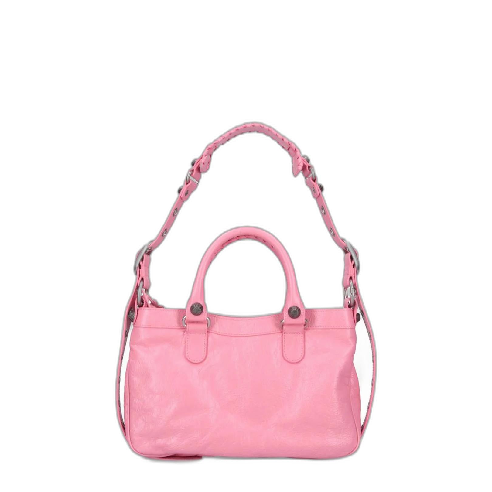 Le Cagole Tote S Hand Bags in Pink
