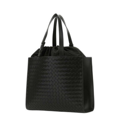Dark Green Woven Tote Bag