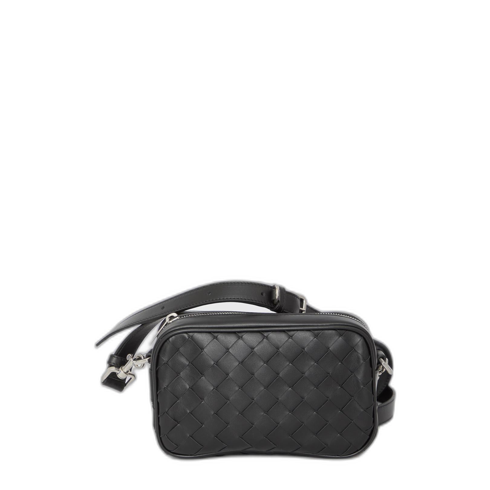 Mini Intrecciato Camera Shoulder Crossbody