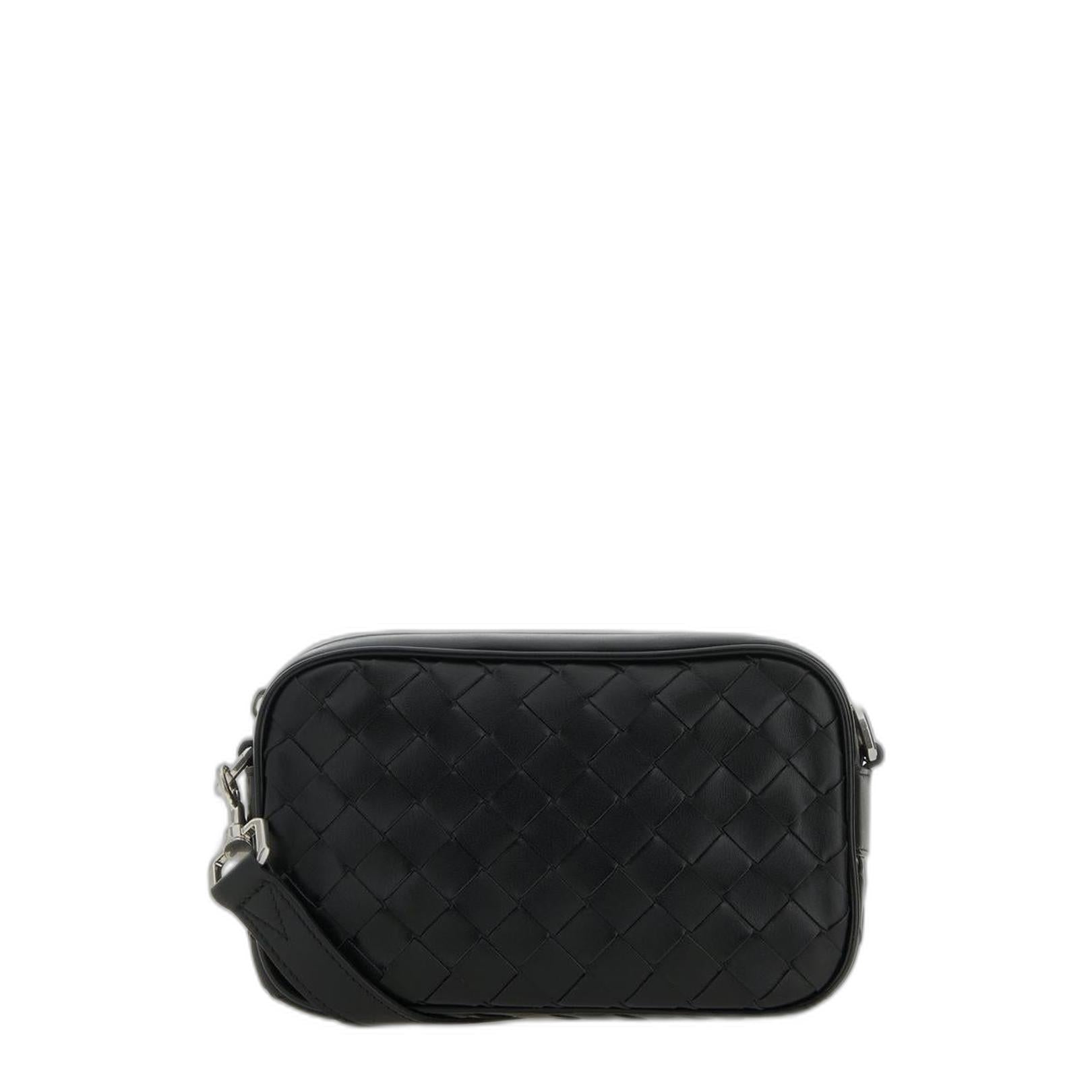 Mini Intrecciato Camera Shoulder Crossbody