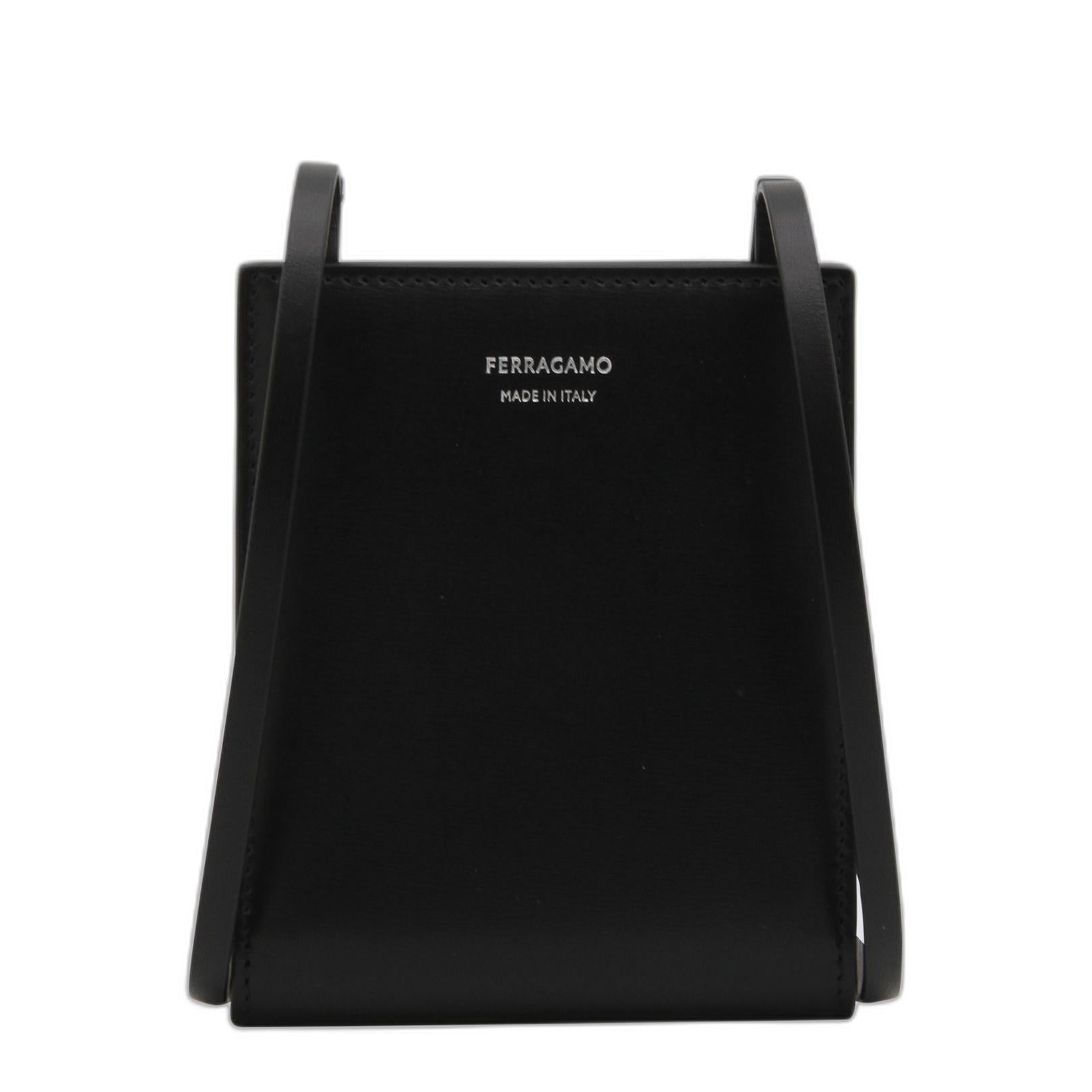 Ferragamo Black Leather Wallet