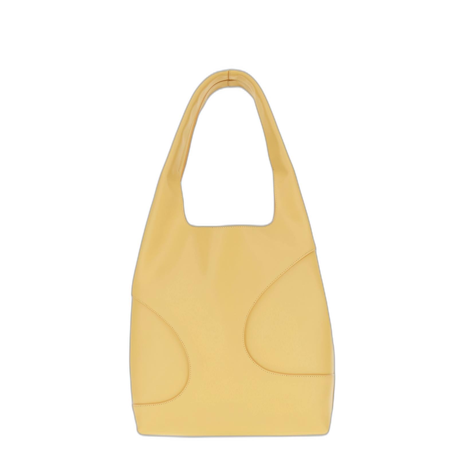 Ferragamo Yellow Leather Shoulder Bag