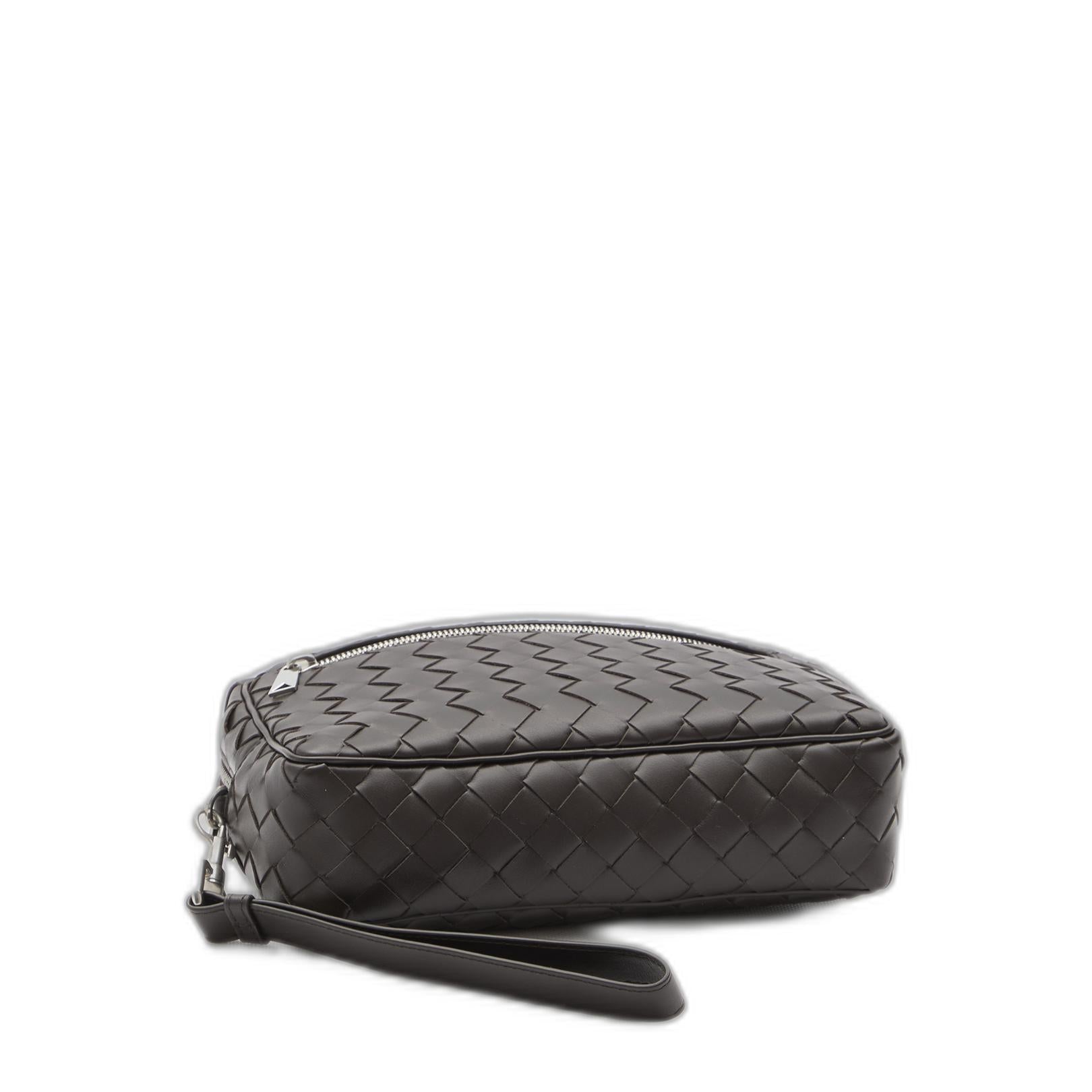 Intrecciato Pouch With Wristlet