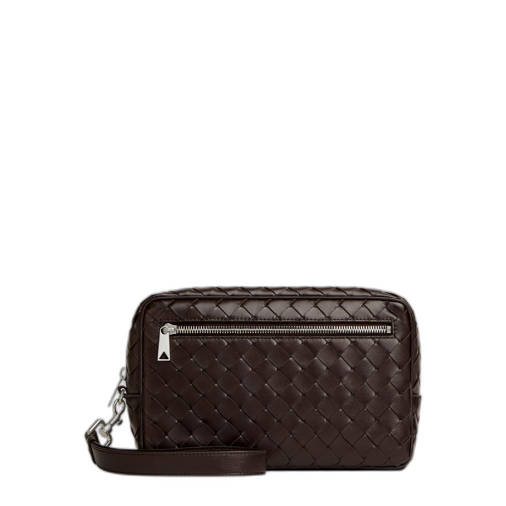 Intrecciato Pouch With Wristlet