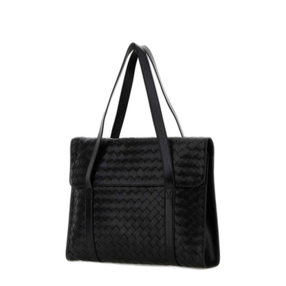 Intrecciato Portfolio in Black