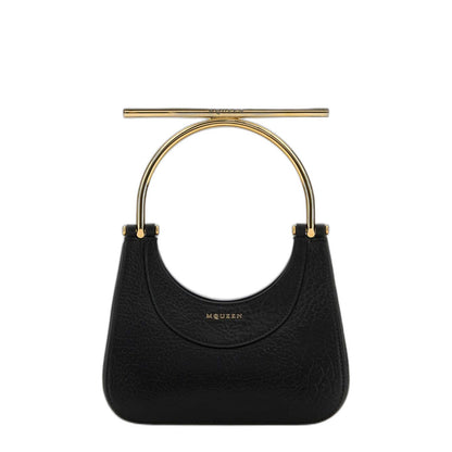 Mini Cross-bar Bag In Black/gold