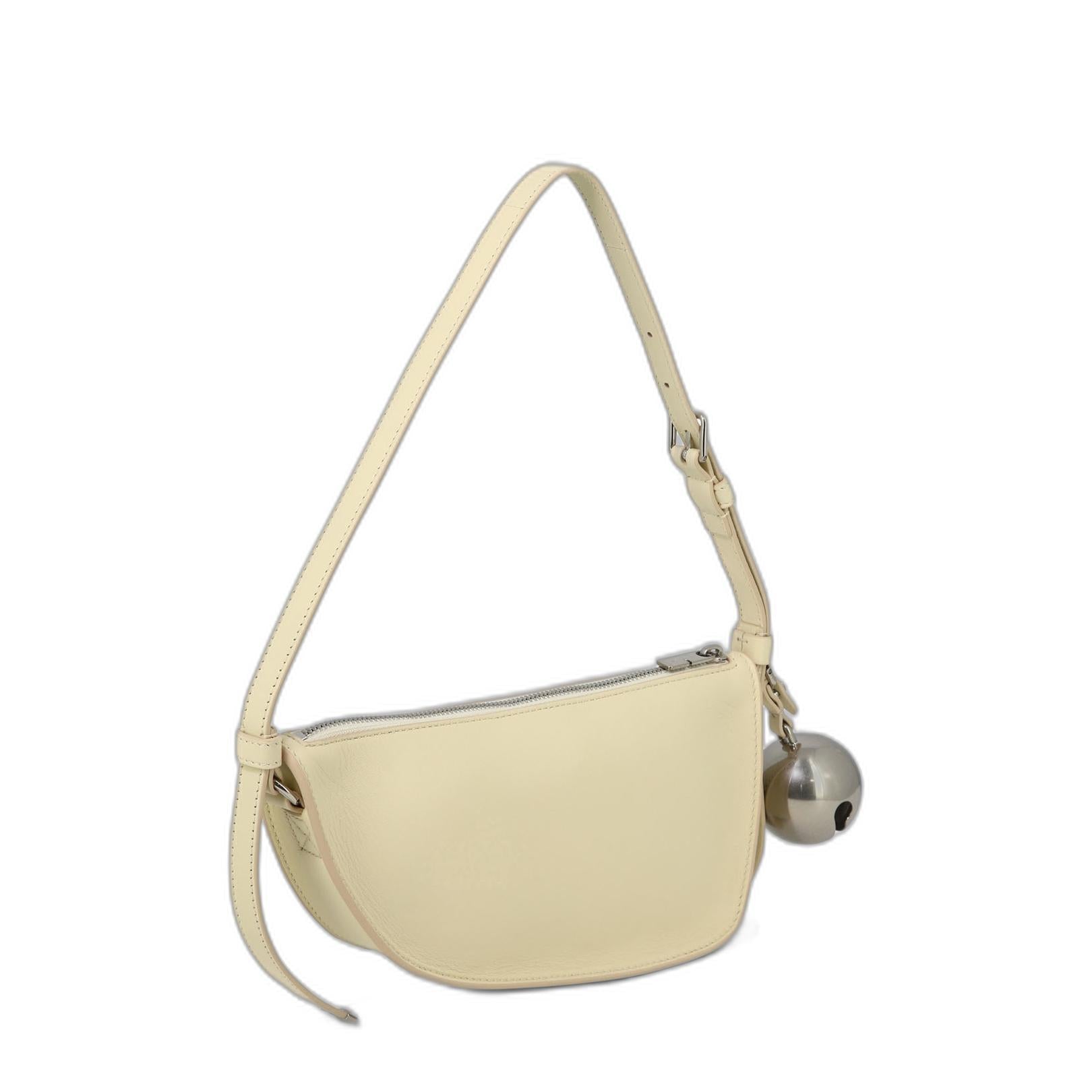 Bell-detailed Zipped Shoulder Bag