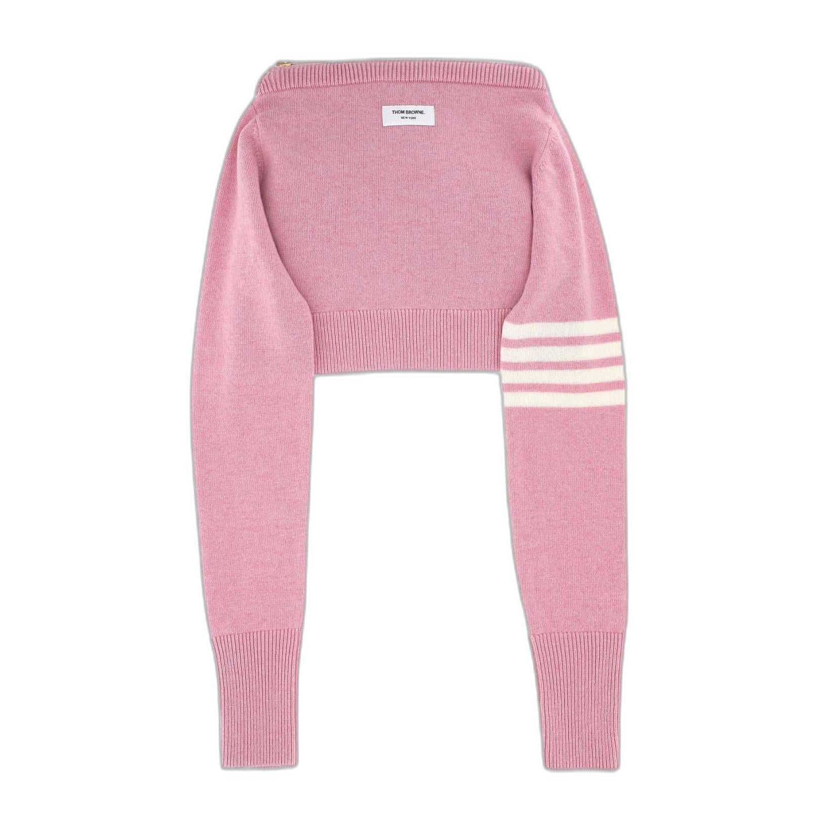 Jersey Stitch Merino Crew Neck Sweater Shell Bag