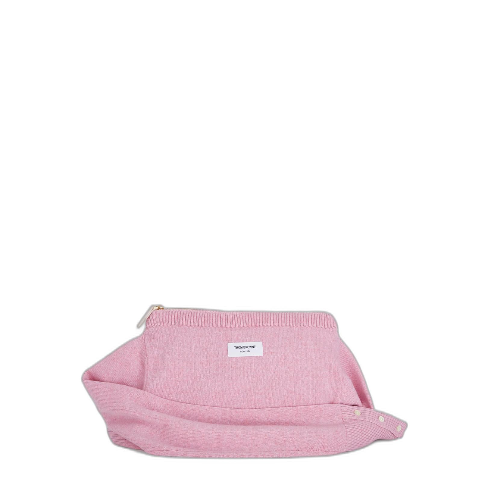 Jersey Stitch Merino Crew Neck Sweater Shell Bag