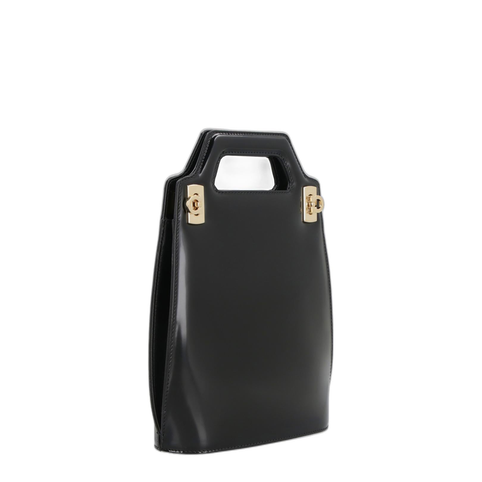 Ferragamo Wanda Leather Mini Bag
