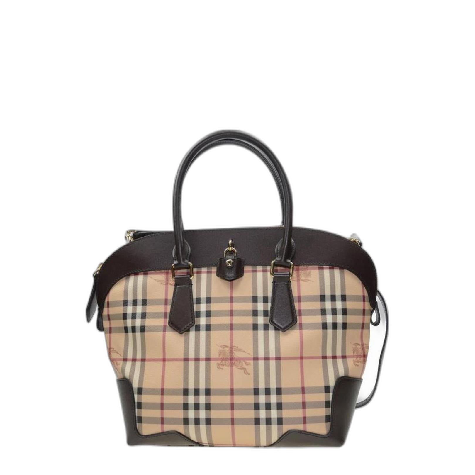 Medium Haymarket Check Tote Bag