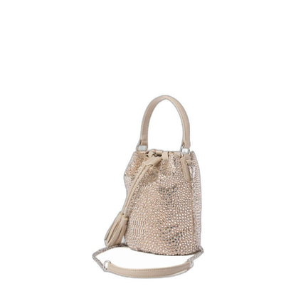 Glass-Crystal Bucket Bag