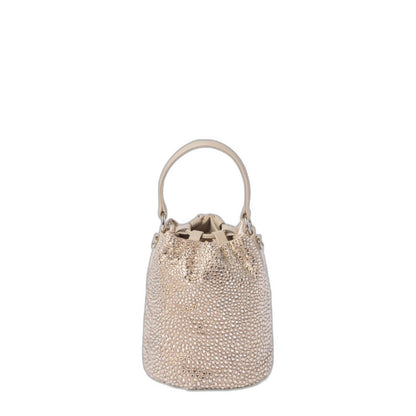 Glass-Crystal Bucket Bag