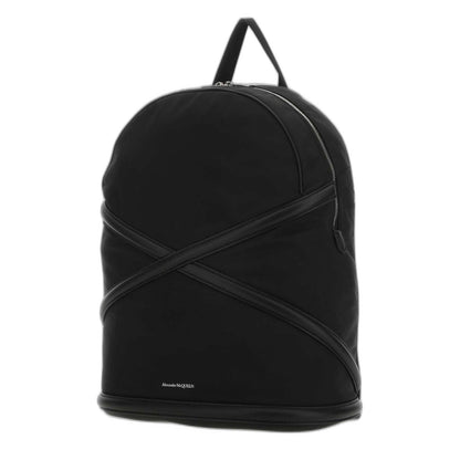 Black Nylon Harness Backpack