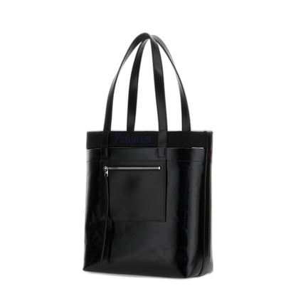 Black Fabric Shopping Bag