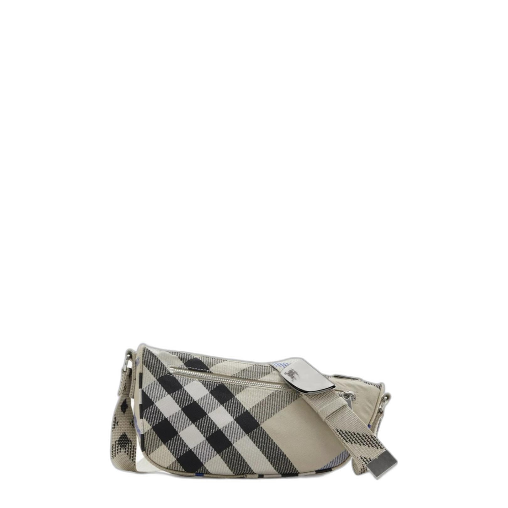 Small Shield Messenger Bag in Lichen