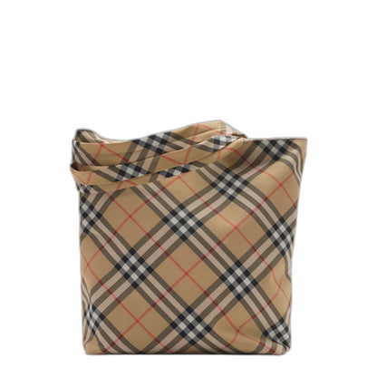 Check Tote Bag in Sand