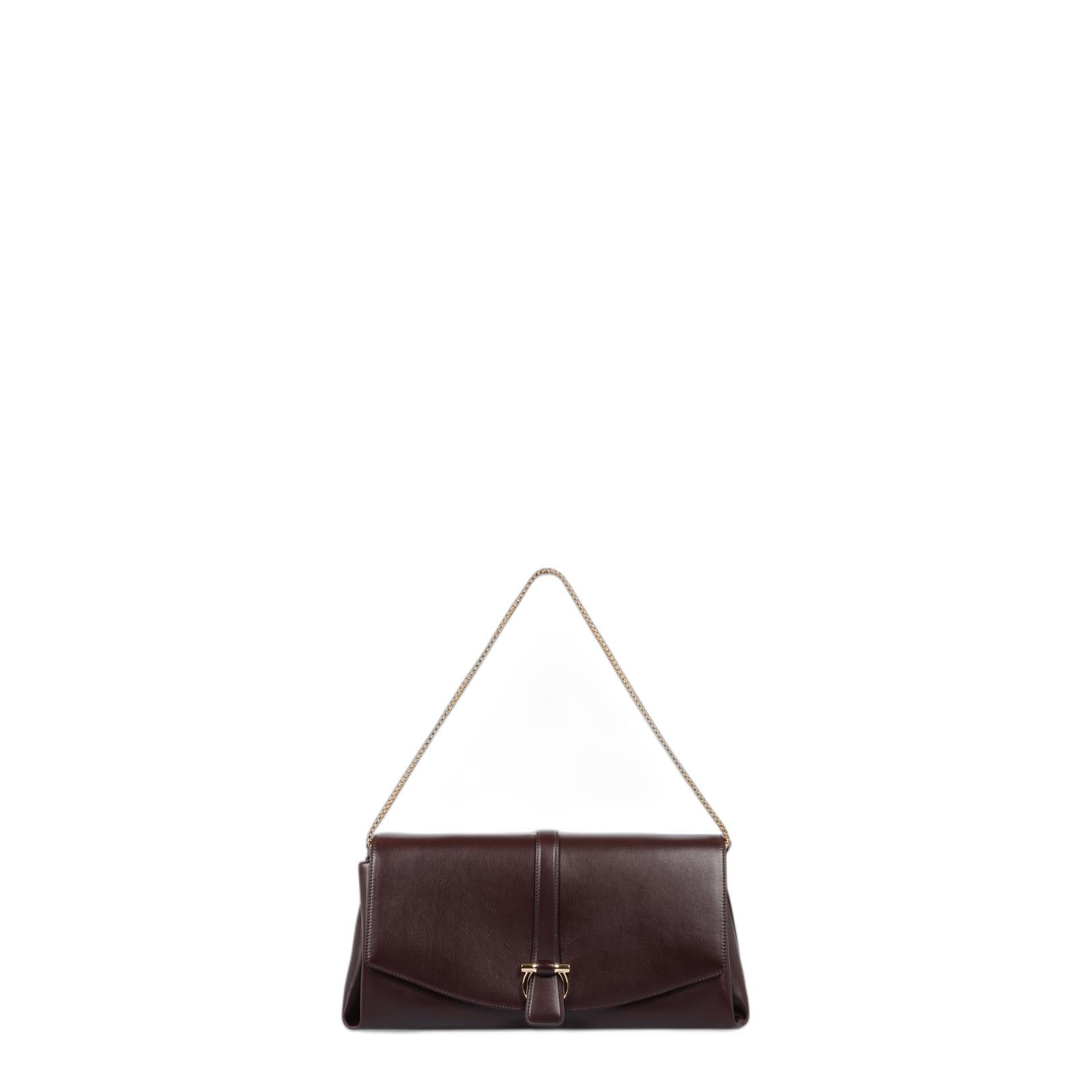 Ferragamo L Leather Crossbody Bag