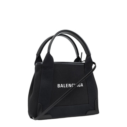 Navy Xs Cabas in Black