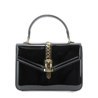 Sylvie 1969 Patent Leather Mini Top Handle Bag