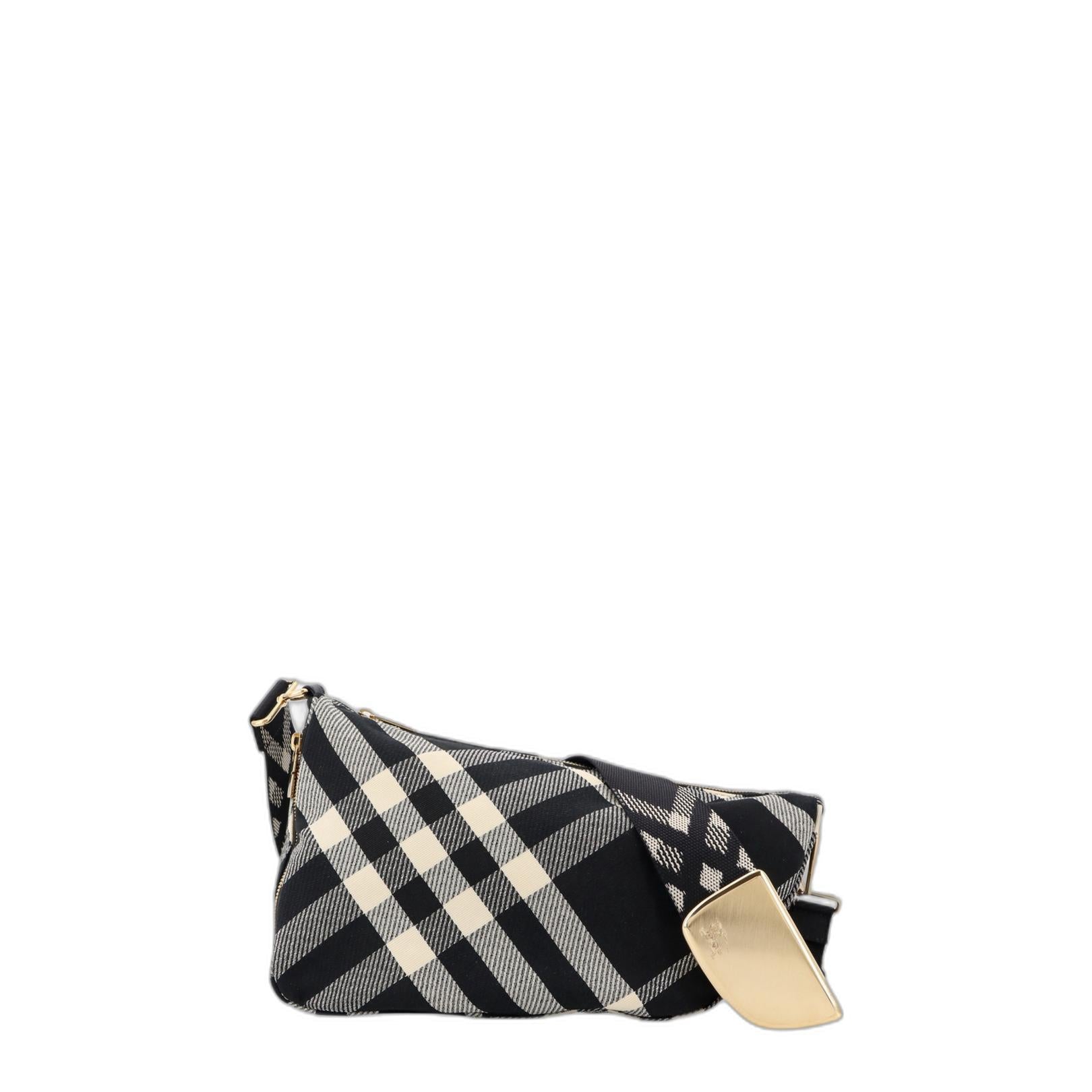 Metallic Leather Lockett City Shoulder Bag