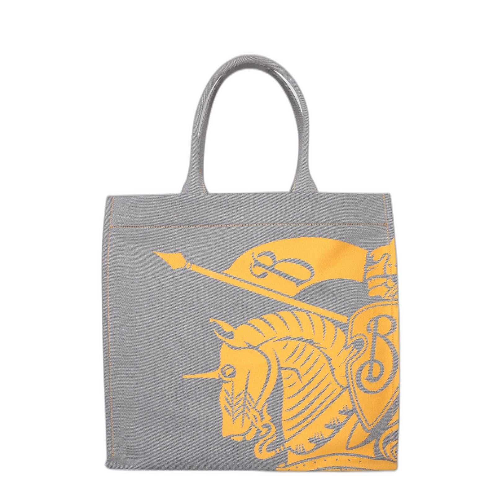 Ml Ekd Canvas Bag In Ochre And Grey