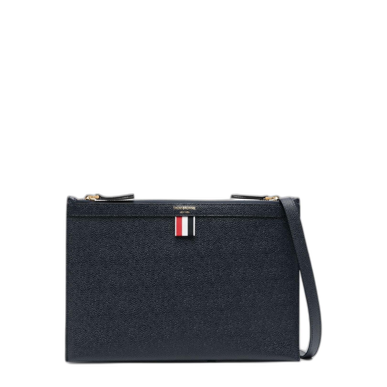 Logo-print Leather Crossbody Bag