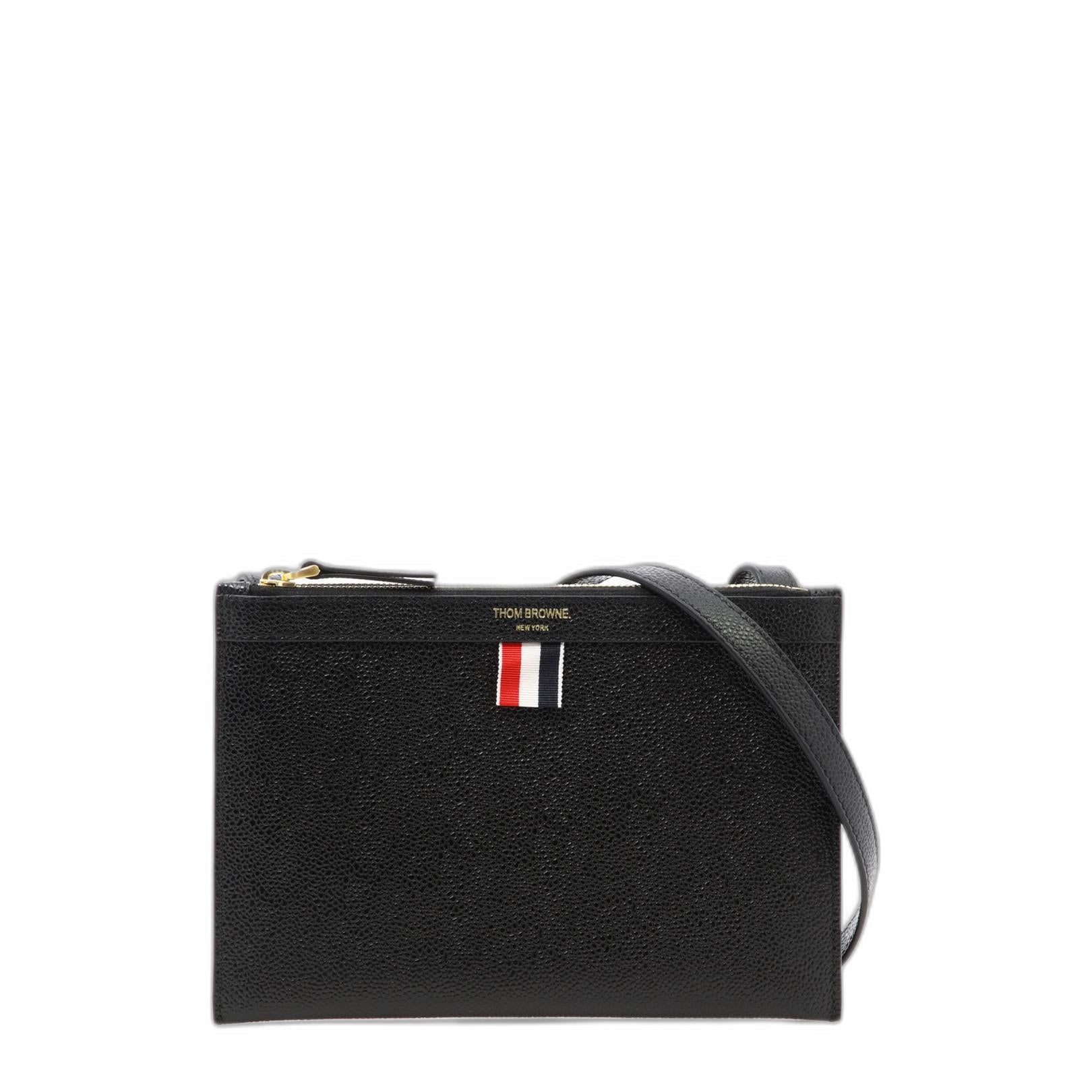 Small Document Holder Shoulder Bag Leather