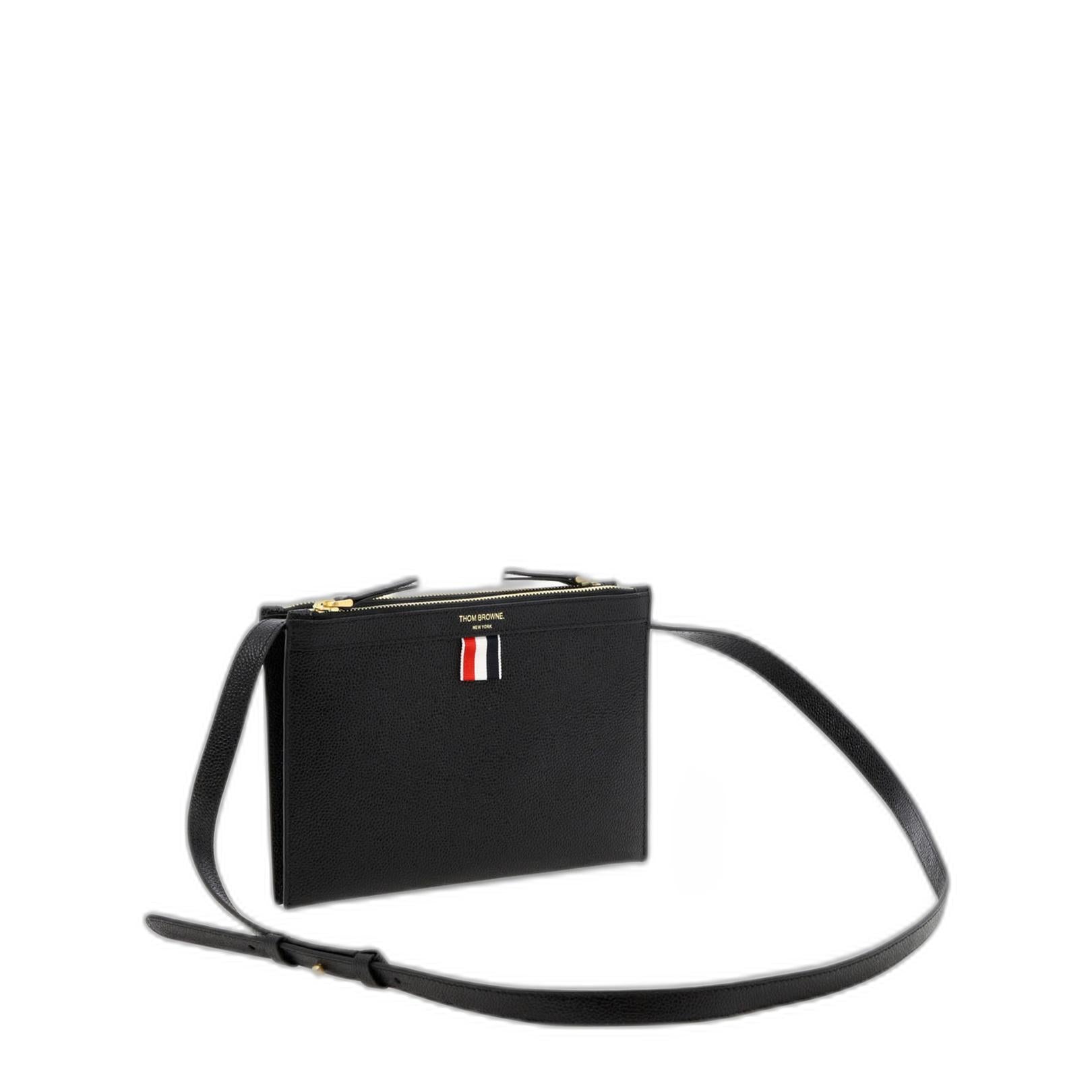 Small Document Holder Shoulder Bag Leather