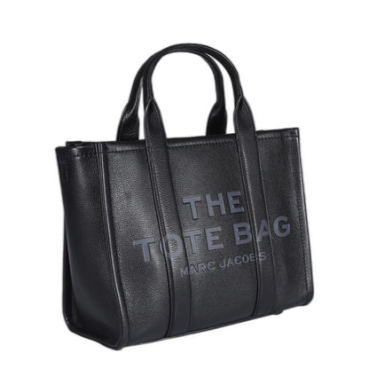 Medium Tote Bag In Black Leather