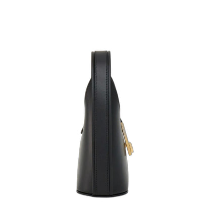 Ferragamo Gancini-buckle Logo-engraved Mini Hobo Bag
