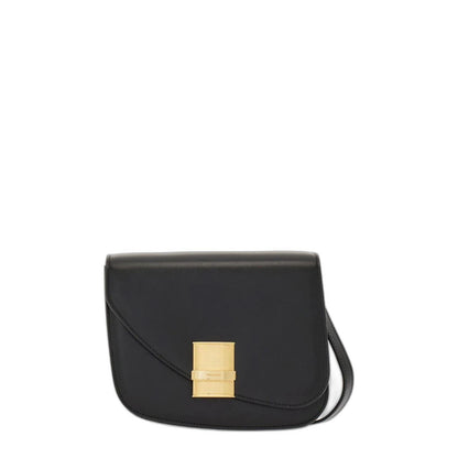 Ferragamo Fiamma Asymmetric Foldover Top Crossbody Bag