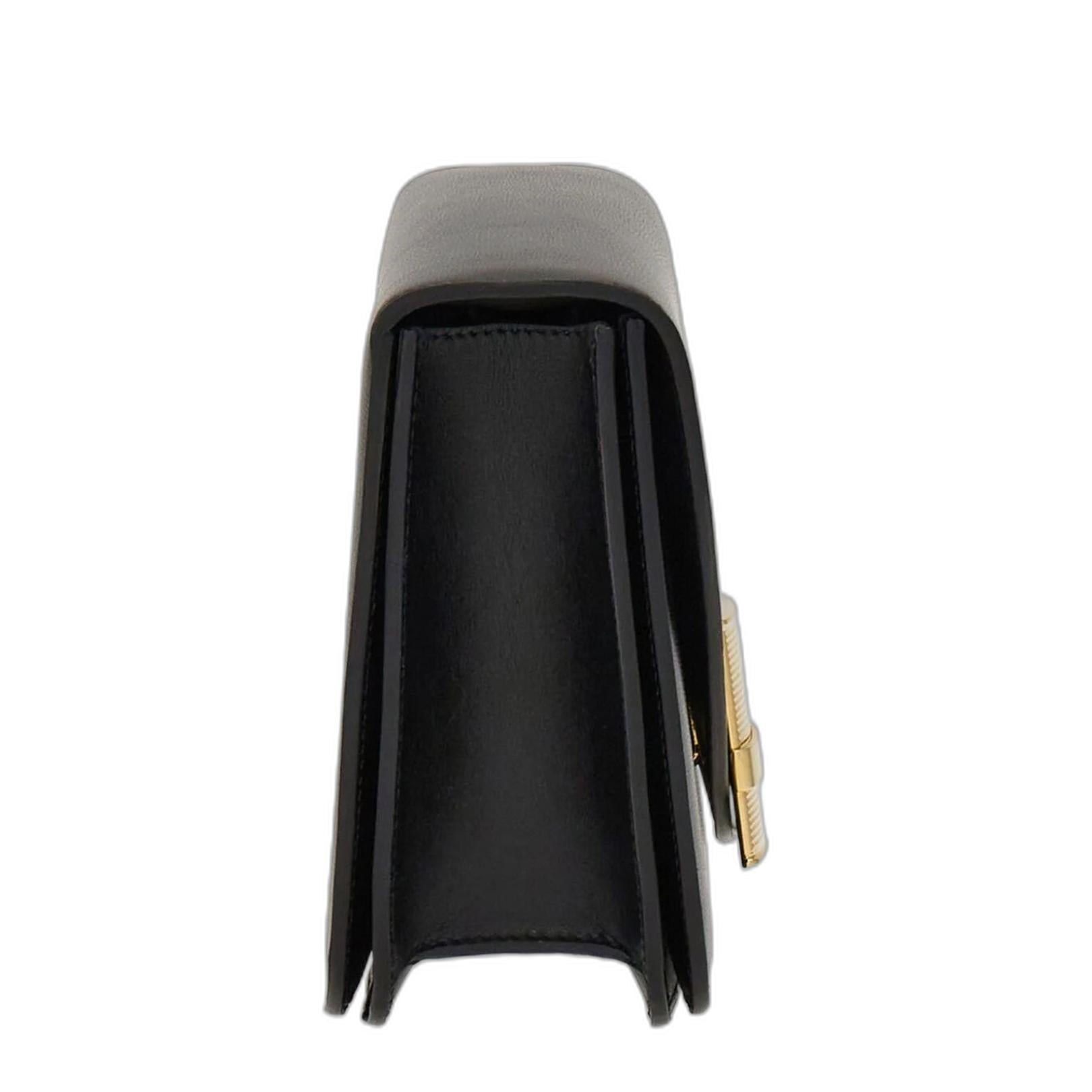 Ferragamo Fiamma Asymmetric Foldover Top Crossbody Bag