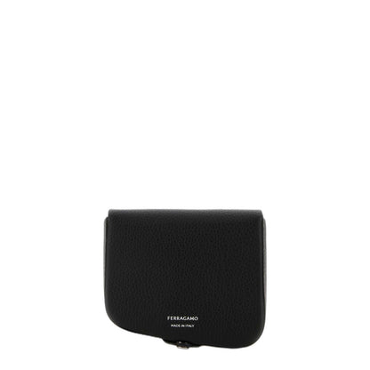 Black Leather Coin Purse