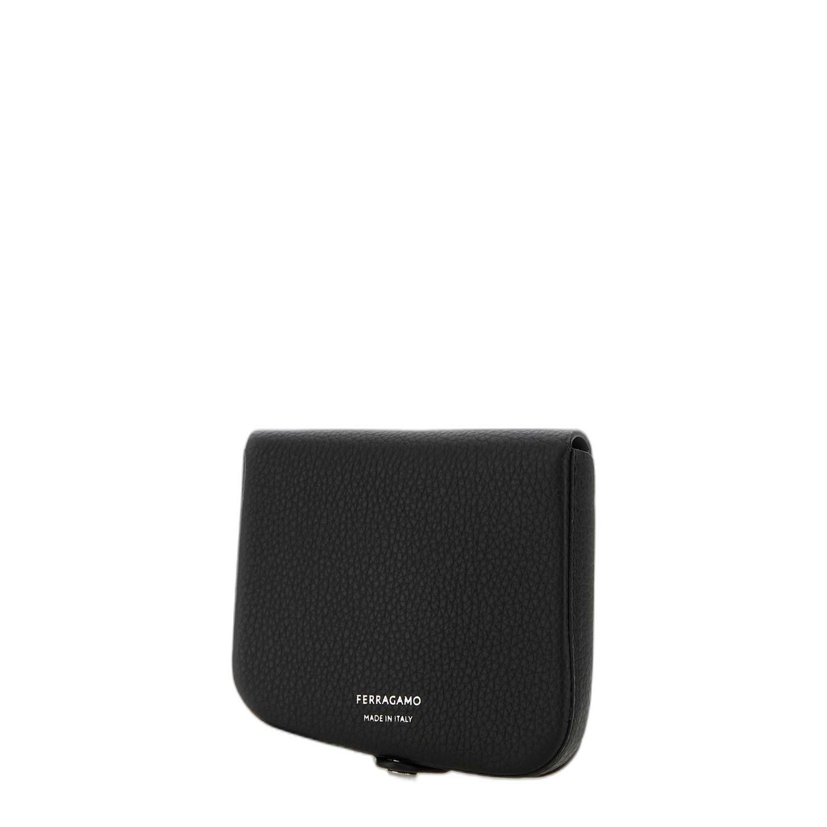 Black Leather Coin Purse