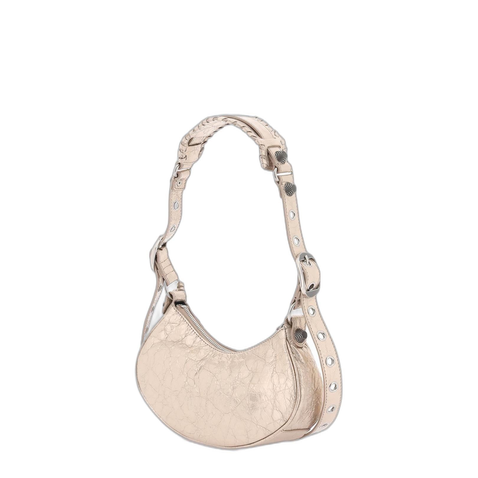 Le Cagole Xs Metallic Shoulder Bag