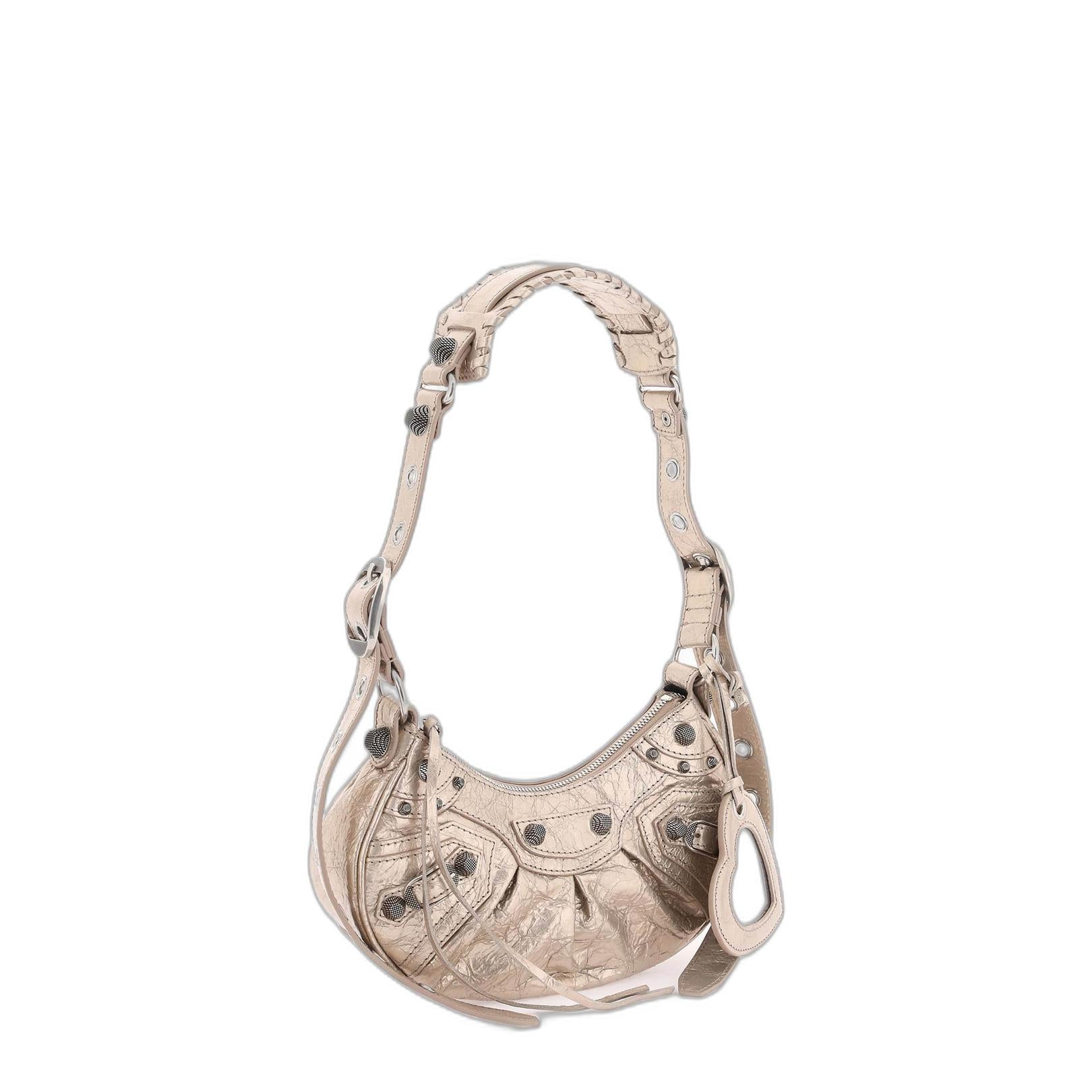 Le Cagole Xs Metallic Shoulder Bag